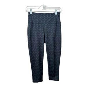 Hylete Cropped Leggings Womens Small Capri Athletic Yoga Pants Workout Gym